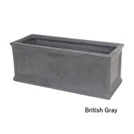 【あす楽】ロングプランターフォレスト British Gray 3759 村田屋産業 プランター 長方形 おしゃれ ガー…