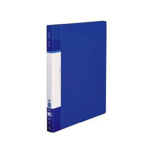 【コクヨ】クリヤーブック(Glassele)替紙式・背ポケットタイプミドル60枚 ラ-GLB720Bブルー【kokuyo】