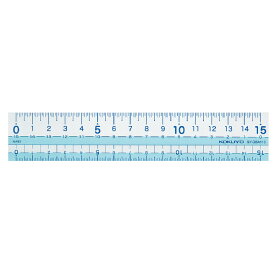 【コクヨ】直線定規（再生PET）15cmブルー GY-GBA110B