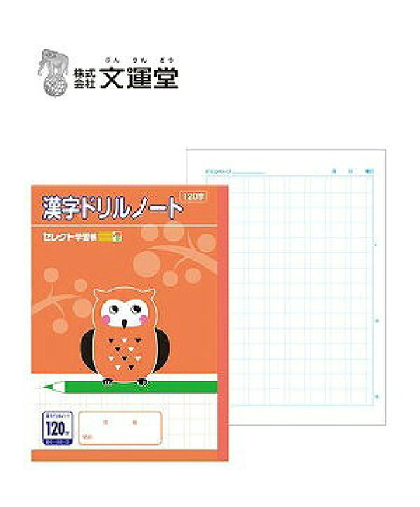 楽天市場 文運堂 漢字ドリルノート1字詰 15マス 8 58 3 B5 ピボット楽天市場店