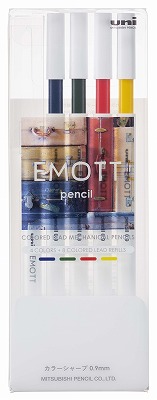 【三菱鉛筆】EMOTT pencil　NO.3NOSTALGICCOLOR　　 M9EM4CL.NO3【ペン】