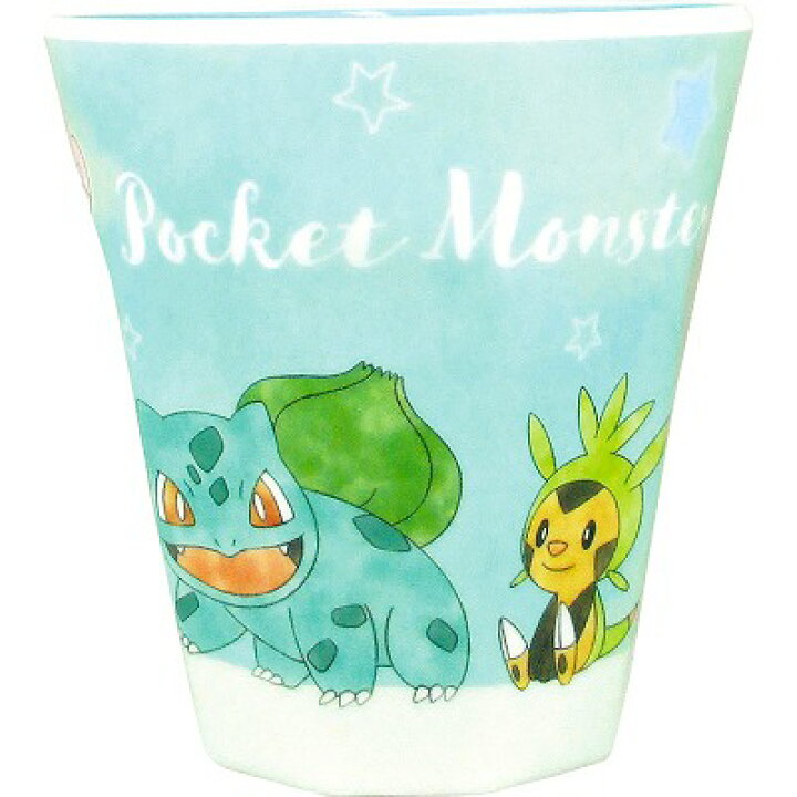 楽天市場 ティーズファクトリー ポケモンｗプリントメラミンカップ ピカチュウ くさタイプ Pm pk コップ ポケットモンスター ポケモン ピボット楽天市場店