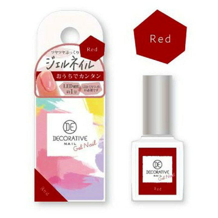 楽天市場 粧美堂 デコラティブジェルネイル レッド Tn ピボット楽天市場店
