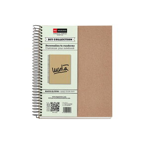 リングノート A5 方眼罫 120枚 リサイクル DIY 2194 イワコーグローバル MIQUEL-RIUS