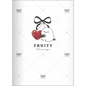 かわいいとり ミルキークリア方眼ノート フルーティーシマエナガ 132606 クラックス CRUX