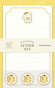 古川紙工 ミニ レターセット 箔押し ポムポムプリン サンリオキャラクターズ SS77 FURUKAWASHIKO