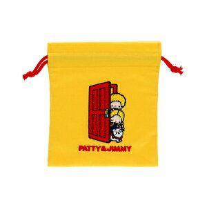 巾着 サガラ刺繍 パティ&ジミー レトロ サンリオキャラクターズ 第4弾 S2337266 サンスター文具 sunstar