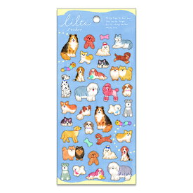 マインドウェイブ リルツ ステッカー ドッグ 立体 ミニチュア マット デコレーション コラージュ 82585 MINDWAVE