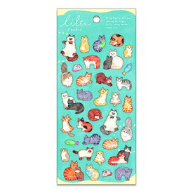 マインドウェイブ リルツ ステッカー キャット 立体 ミニチュア マット デコレーション コラージュ 82588 MINDWAVE