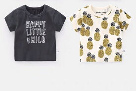 【SALE】ロゴ・パイナップル コットンTシャツ