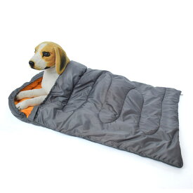 寝袋 収納可 110*70cm ペット用寝袋 布団 ペット用寝袋 寝具 犬用寝袋 クッション アウトドア用寝具 犬用 猫用 犬用 ふわふわ通年使用 アウトドア 収納袋付き