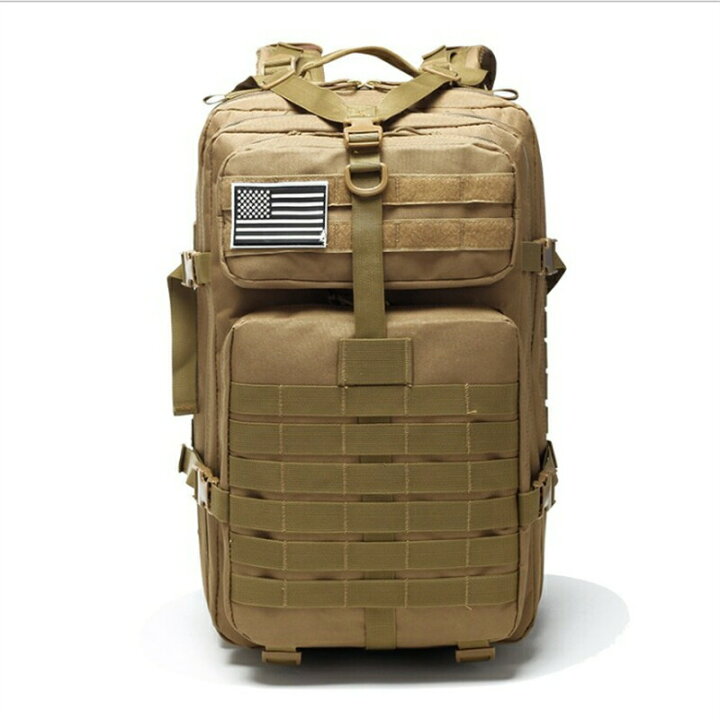 楽天市場】ミリタリー バックパック 登山 リュックサック 43L モール 