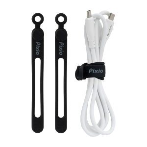 Pixio �V���R�� �P�[�u���^�C 3�Z�b�g �u���b�N �z���C�g �� �� �P�[�u���o���h �R�[�h �����o���h ���[ ���� ���˂� �f�X�N���� �u���[ �s���N �p�[�v�� �O���[�� �x�[�W�� ���킢�� ������
