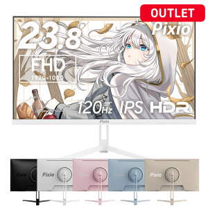 [�A�E�g���b�g] �Q�[�~���O���j�^�[ 23.8�C���` FHD 120Hz IPS �� �z���C�g �u���[ �s���N �s�N�V�I �t�� ���j�^�[ �f�B�X�v���C �T�u 2��� HDMI VGA Pixio PX246 Wave