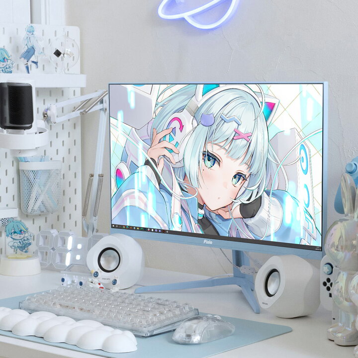 楽天市場】Pixio ゲーミングモニター 24インチ ホワイト PX249WAVE 
