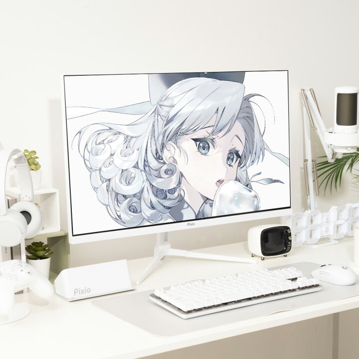 楽天市場】【400円OFFクーポン配布中】ゲーミングモニター 27インチ 白 