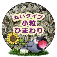 小粒 ひまわりの種 ：鳥　餌 インコ えさ　粒 丸い