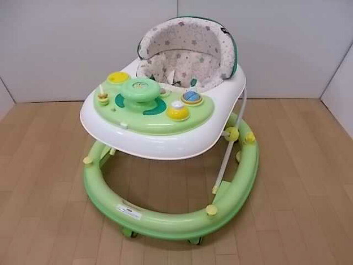 楽天市場 中古 歩行器 ベビーウォーカー 西松屋 エンジョイウォーカー ステップ2 高さ調節 折りたたみ送料無料 激安 ベビー 赤ちゃん 子供 キッズ 赤ちゃん用品レンタルのアカレン