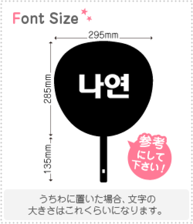 楽天市場】ハングル切り文字セット 【ナヨン(NaYeon)】1文字のサイズ