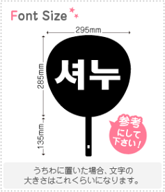 ハングル切り文字セット　【ショヌ(Shownu)】1文字のサイズ：M(120×120mm)素材：カッティングシート