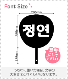 ハングル切り文字セット　【ジョンヨン(JeongYeon)】1文字のサイズ：M(120×120mm)素材：ホログラムシート・蛍光シート