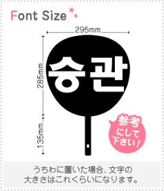 ハングル切り文字セット　【スングァン(Seungkwan)】1文字のサイズ：L(140×140mm)素材：ホログラムシート・蛍光シート