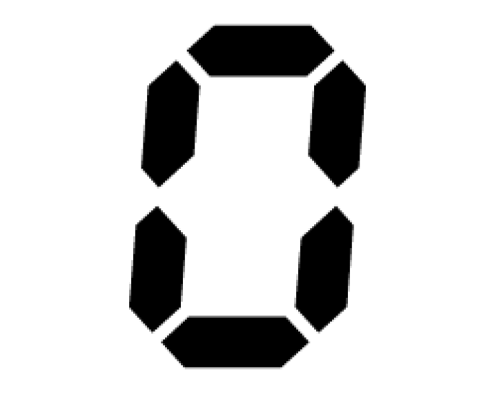 楽天市場】切り文字 【デジタルO1】サイズ：SS(40×40mm)素材