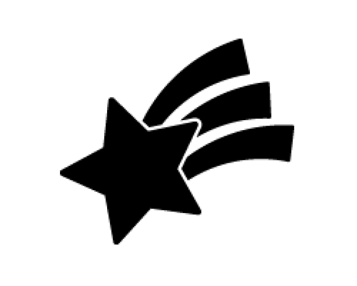 楽天市場】切り文字 【流れ星2】サイズ：3L(うちわ最大サイズ)素材