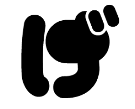 切り文字　【マイクげ1】サイズ：S(80×80mm)素材：カッティングシート