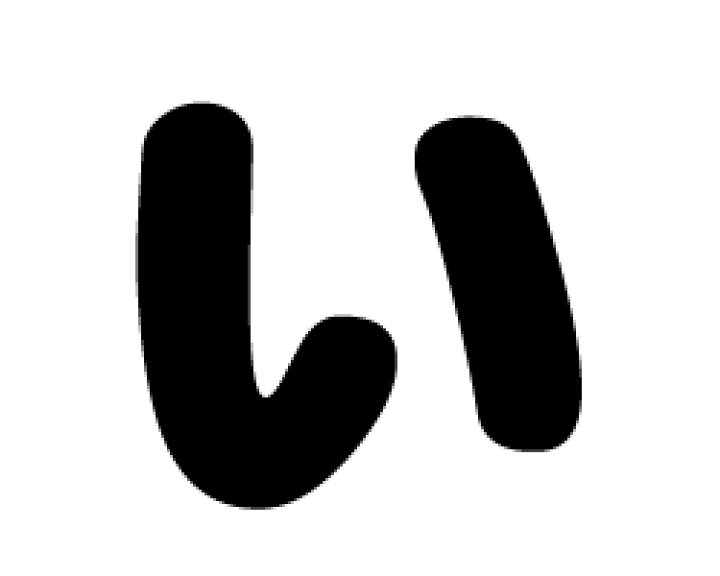 楽天市場】切り文字 【い】サイズ：S(80×80mm)素材：ホログラムシート 