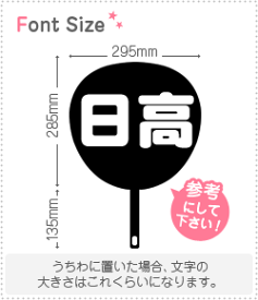 切り文字セット　【日高】1文字のサイズ：L(140×140mm)素材：カッティングシート