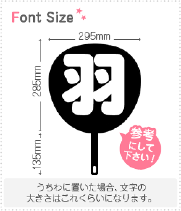 楽天市場】切り文字 【羽】サイズ：3L(うちわ最大サイズ)素材