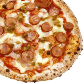 冷凍ピザ『スパイシーソーセージのピッツァ』 お試しピザセットと同梱で送料無料!石窯薪木で焼きあげるピザ職人手作りの石窯ナポリピッツァです!宅配ピザよりピザ通販![ピザ pizza 冷凍]