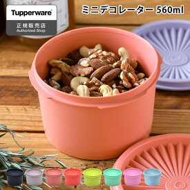 【6/5は全品ほぼP10倍！】保存容器 密閉 タッパーウェア ミニデコレーター Tupperware ストック 10年保証 スタッキング 小分け 密封 キッチン 食品 560ml おしゃれ 液体 アルコール 調味料 プラスチック お菓子