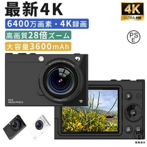 �f�W�J�� �f�W�^���J���� 4K WiFi�Ή� 28�{�Y�[�� 6400����f ���掿 3600mAh��e�� �r�f�I�J���� �I�[�g�t�H�[�J�X �E�F�u�J�����@�\