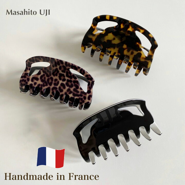 楽天市場】【Masahito UJI】ヘアクリップ バンスクリップ フランス製 