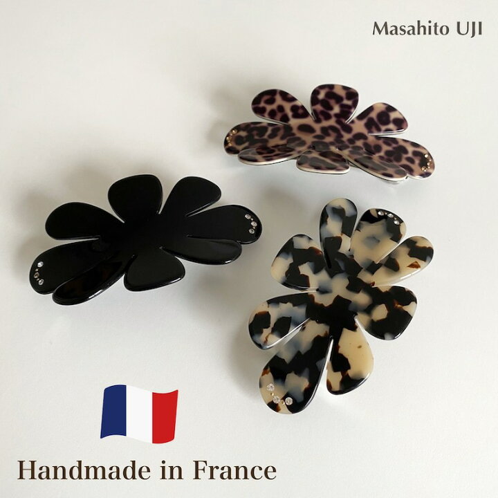 楽天市場】【Masahito UJI】ヘアバレッタ バレッタ フランス製 一流 