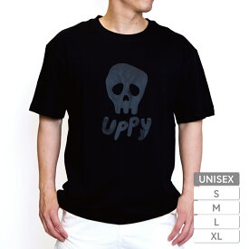 最新作!!【Place D'UJI】スカルTシャツ Tシャツ/カットソー レディース メンズ 男女兼用 ユニセックス イラスト アート ドクロ かわいい プリントTシャツ プラスドゥウジ 送料無料