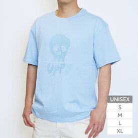 最新作!!【Place D'UJI】スカルTシャツ Tシャツ/カットソー レディース メンズ 男女兼用 ユニセックス イラスト アート ドクロ かわいい プリントTシャツ プラスドゥウジ 送料無料