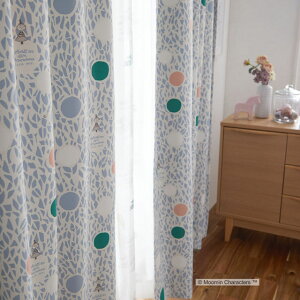 ���[�~�� �Ռ��J�[�e��(1��)100×200 COLOR CIRCLE �J���[�T�[�N��(�u���[)A1002 �k���E�H�b�V���u�� �`��L�����H ���Y ���{��