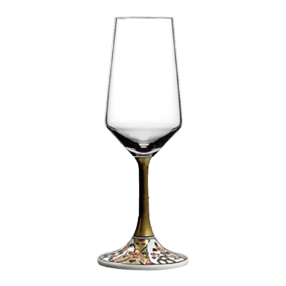 磁器とガラスの融合が美しいワイングラス ツヴィーゼル クリスタルガラス 有田焼グラス シャンパーニュ 錦三方割金襴手 プレゼント ギフト 贈り物 贈答品 のし ラッピング 贈答 熨斗 プリズム 期間限定60％OFF 上品な その他 ギフトラッピング