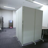 楽天市場 日本製 キャスター付き パーテーション 4連 高さ180cm パーティション 間仕切り 目隠し 衝立 コンパクト 自宅用 店舗用 業務用 国産 オフィス 仕切り 壁 部屋 移動 更衣室 事務 おしゃれ パネル 子供部屋 衝立 可動式 ついたて ホワイト 白 Plank 楽天市場店
