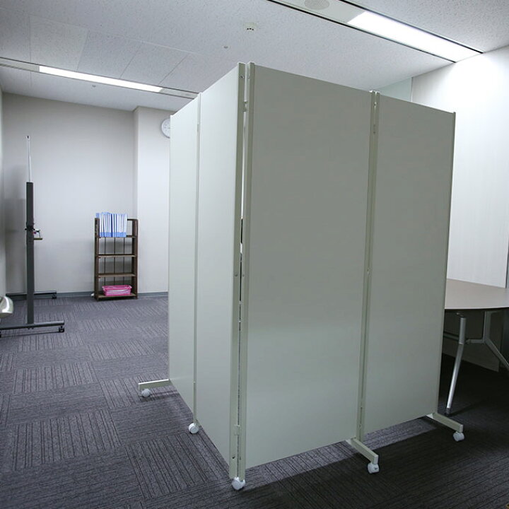 楽天市場】日本製 キャスター付き パーテーション 4連 高さ180cm 