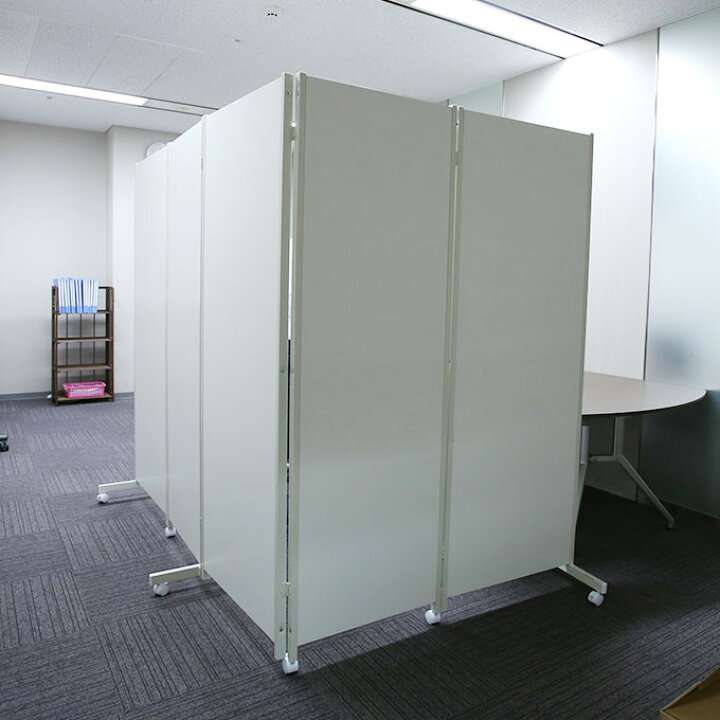楽天市場】日本製 パーテーション キャスター付き 5連 高さ180cm 