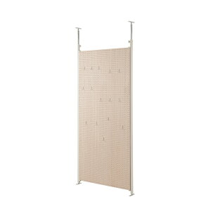 日本製 有孔ボードパーテーション 本体用 90cm 有孔ボード つっぱり 突っ張り パーテーション パーティション 目隠し 間仕切り 衝立 掲示板 ペグボード パンチングボード ディスプレイ 収納