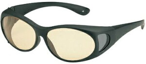 サングラス 白内障 術後 メガネの上から オーバーグラス Sサイズ ライトブラウン ブラック