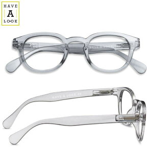 【ブルーライトカット】Have a look ハブアルック 老眼鏡 TYPE-C ブルーライトカット パソコンPCメガネ 北欧 デザイン デンマークブランド 正規品 メガネケース付 ボストン型 おしゃれ シニアグ