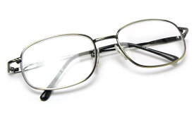老眼鏡 シニアグラス おしゃれ メガネケース付 男性用 シンプル 頑丈 丈夫 フルリム メタルフレーム スクエア型 フォーマル ビジネスオフィス 40代 50代 新聞 辞書 読書用メガネ リーディンググラス ガンメタル