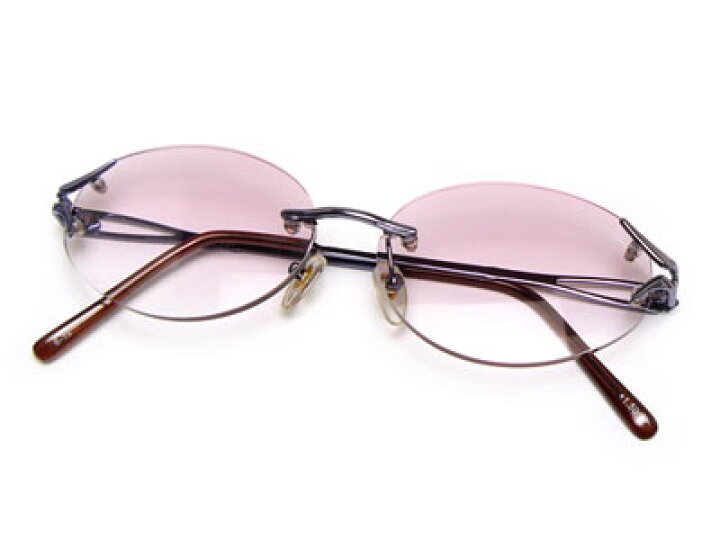 楽天市場 色付きレンズ 老眼鏡 シニアグラス おしゃれ メガネケース付 女性用 シンプル ツーポイントフレーム パープルハーフカラーレンズ サングラス 40代 50代 60代 新聞 辞書 読書用メガネ リーディンググラス パープル ルーペの惑星