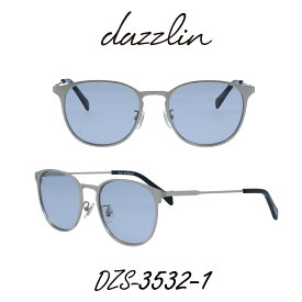 【クーポン利用で20%OFF】【国内正規品】Dazzlin(ダズリン) サングラス DZS-3532 col.1 マットシルバー/ライトスモーク レディース 人気ブランド UVカット キュート おしゃれ モード